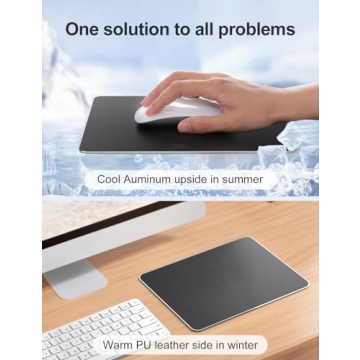Durable Ultra Thin Double-Sided Aluminum Mouse Pad