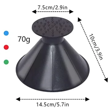 2-in-1 Car Windshield Snow Scraper and Funnel Tool