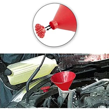 2-in-1 Car Windshield Snow Scraper and Funnel Tool