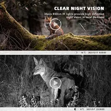 Trail Camera 4K 48MP, Usogood WiFi Game Cameras with Motion Activated Night Vision, IP66 Waterproof Hunting Camera 120° PIR Range, APP Bluetooth Trail Cam for Outdoor Wildlife Deer Monitoring