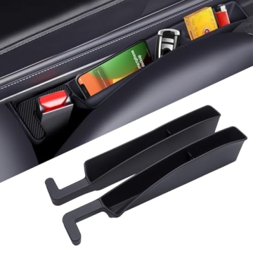 2 PCS Universal Car Seat Gap Filler Organizer - Prevent Loss & Organize Small Items