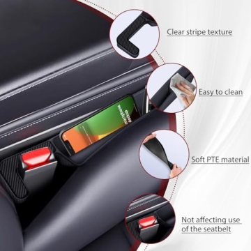 Universal Car Seat Gap Filler Organizer Prevents Loss & Organizes