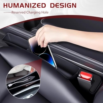 Universal Car Seat Gap Filler Organizer Prevents Loss & Organizes