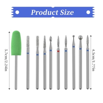Jeffdad Nail Drill Bits Set: Professional Quality Home Salon