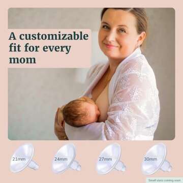 Cushy Silicone Breast Pump Flanges - Comfort & Compatibility