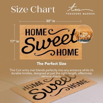 Durable THEODORE MAGNUS Door Mat Enhances Your Entryway