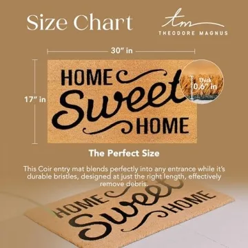 Durable THEODORE MAGNUS Door Mat Enhances Your Entryway