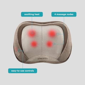 Shiatsu Back and Neck Massager with Heat - Portable