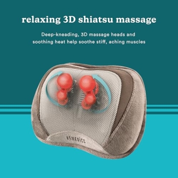 Shiatsu Back and Neck Massager with Heat - Portable