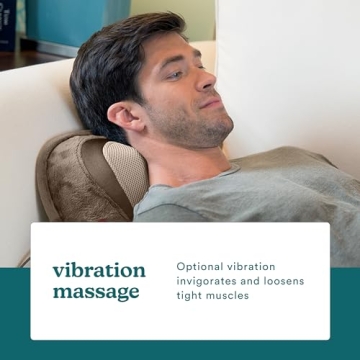 Shiatsu Back and Neck Massager with Heat - Portable