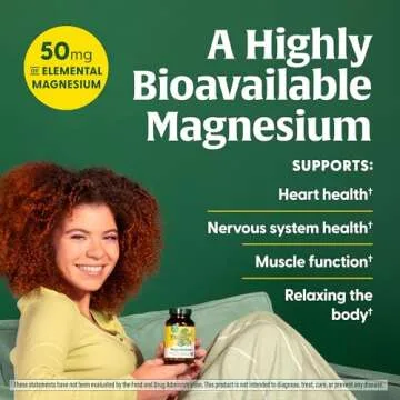 MegaFood Magnesium Supplement for Heart & Nervous Health