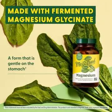 MegaFood Magnesium Supplement for Heart & Nervous Health