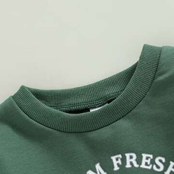 Cute St. Patrick's Day Toddler Lucky Clover Sweatshirt