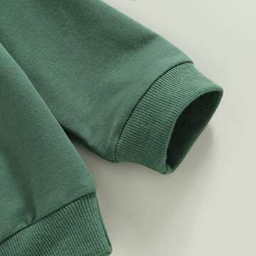 Cute St. Patrick's Day Toddler Lucky Clover Sweatshirt