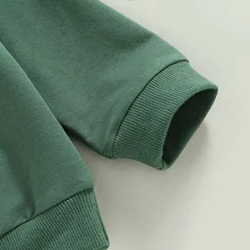 Cute St. Patrick's Day Toddler Lucky Clover Sweatshirt