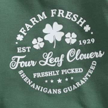 Cute St. Patrick's Day Toddler Lucky Clover Sweatshirt