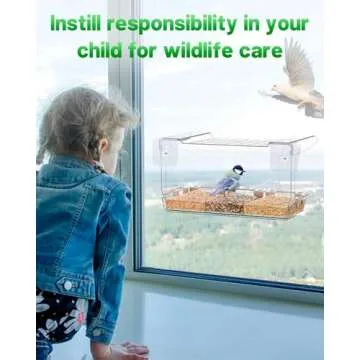 Window Bird Feeder for Exceptional Bird Watching Experience