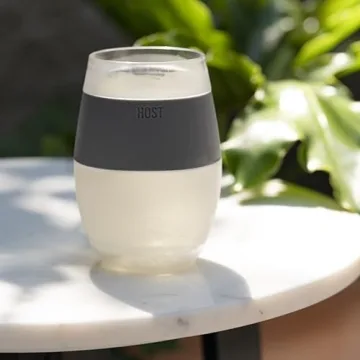 HOST Wine Freeze Cooling Cups for Outdoor Enjoyment