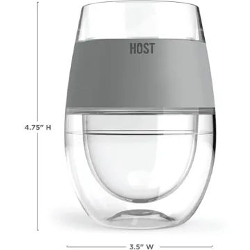 HOST Wine Freeze Cooling Cups for Outdoor Enjoyment