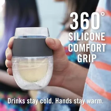 HOST Wine Freeze Cooling Cups for Outdoor Enjoyment