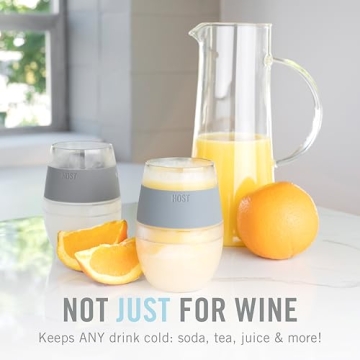 HOST Wine Freeze Cooling Cups for Outdoor Enjoyment