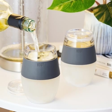 HOST Wine Freeze Cooling Cups for Outdoor Enjoyment