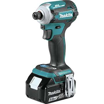 Makita XDT16T 18V LXT Lithium-Ion Brushless Cordless Quick-Shift Mode 4-Speed Impact Driver Kit (5.0Ah)