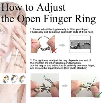 ChicSilver Gold and Silver Rings Crossover X Rings for Women Criss Eternity Bands Engagement Wedding Rings for Women