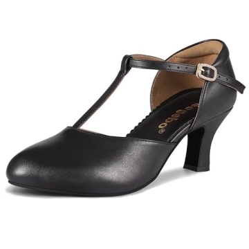 Elegant Black Latin Ballroom Dancing Heels Wedding Pumps
