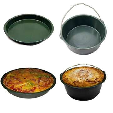 Healthy Ceramic Air Fryer Accessories Set - 8 PCS