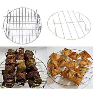 Healthy Ceramic Air Fryer Accessories Set - 8 PCS