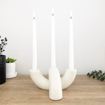 AERLO Ceramic Candle Holder Set - Chic Home Decor Accents