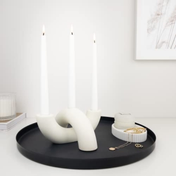 AERLO Ceramic Candle Holder Set - Chic Home Decor Accents