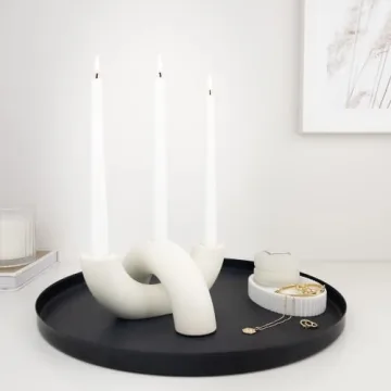 AERLO Ceramic Candle Holder Set - Chic Home Decor Accents