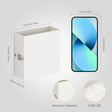 Lightess Battery Wall Sconce - Touch Control LED Indoor Lights