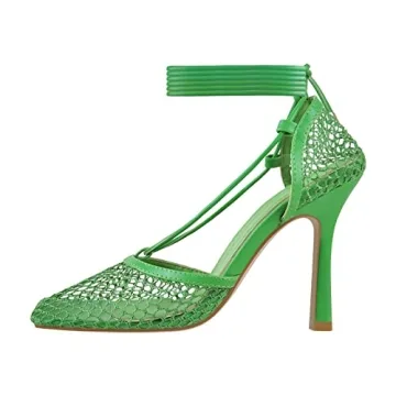 Richealnana Women's High Heel Strappy Sandal Pumps