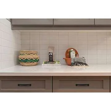 Ravinte 25 Pack Solid Kitchen Cabinet Handles Matte Black