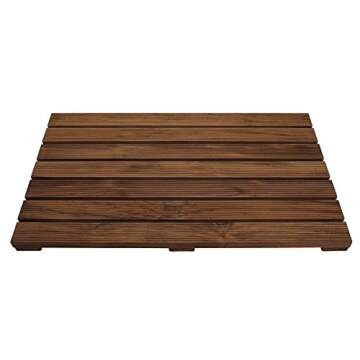 Conair Home Solid Teak Bathroom Mat