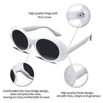 FEISEDY Retro Clout Goggles for Trendy Fashion Lovers