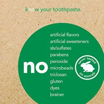 Hello Vegan Fluoride Toothpaste, Moisturizing Hemp Seed Oil + Coconut Oil, Super Fresh Family Farmed Spearmint, Naturally Whitening Toothpaste, Helps Remove Plaque, 4 Ounce