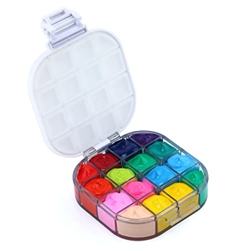 Transon 16-Well Airtight Portable Paint Storage Palette