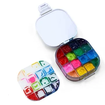 Transon 16-Well Airtight Portable Paint Storage Palette
