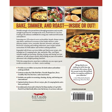 Dutch Oven and Cast Iron Cooking, Revised and Expanded Third Edition: 125+ Tasty Recipes for Indoor & Outdoor Cooking (Fox Chapel Publishing) Delicious Breakfasts, Breads, Mains, Sides, & Desserts