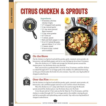 Dutch Oven and Cast Iron Cooking, Revised and Expanded Third Edition: 125+ Tasty Recipes for Indoor & Outdoor Cooking (Fox Chapel Publishing) Delicious Breakfasts, Breads, Mains, Sides, & Desserts