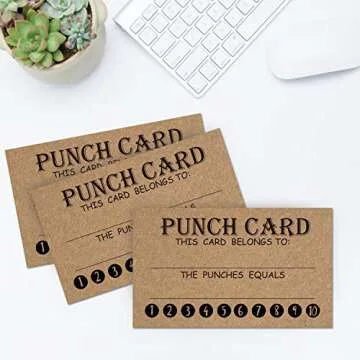 50 Rewards Punch Cards-Incentive Cards For Kids, Students, Teachers, Small Business, Classroom, Chores, Reading Incentive Awards For Teaching Reinforcement Loyalty Cards for Business Customers.