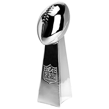 Spire Designs Fantasy Football Trophy - Chrome Replica Championship Trophy - First Place Winner Awar...