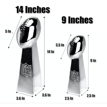 Spire Designs Fantasy Football Trophy - Stunning Championship Award