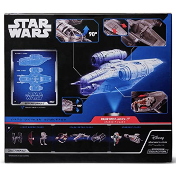 Star Wars Micro Galaxy Razor Crest 7-Inch Toy with Figures
