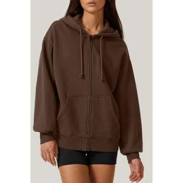 Cozy QINSEN Women's Fleece Hoodie for Fall Style