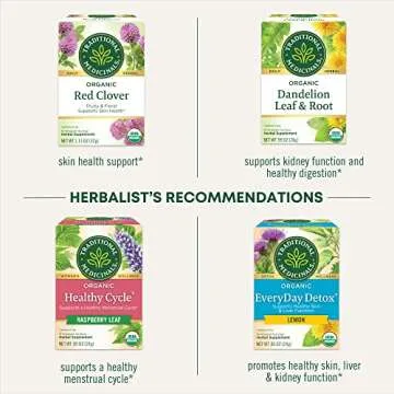 Traditional Medicinals Tea, Organic EveryDay Detox Schisandra Berry, Supports Healthy Liver Function, Detox, 96 Tea Bags (6 Pack)